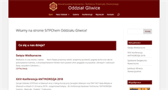 Desktop Screenshot of gliwice.sitpchem.org.pl